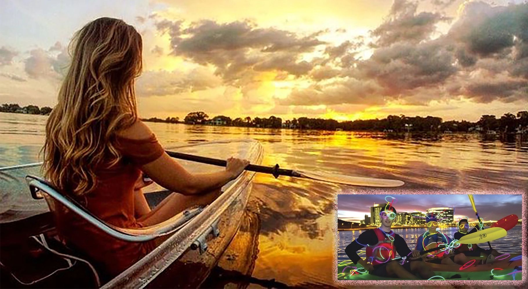 Crab Island Trip Destin Clear Kayak Rental